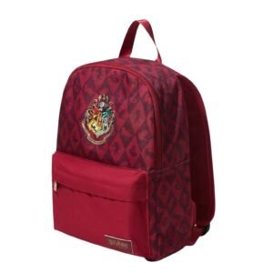 Mochila Hogwarts estampada roja - Harry Potter