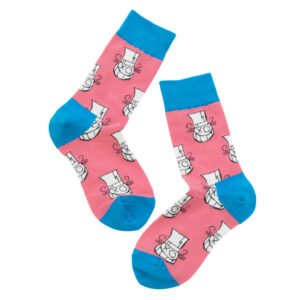 Calcetines cara con sombrero